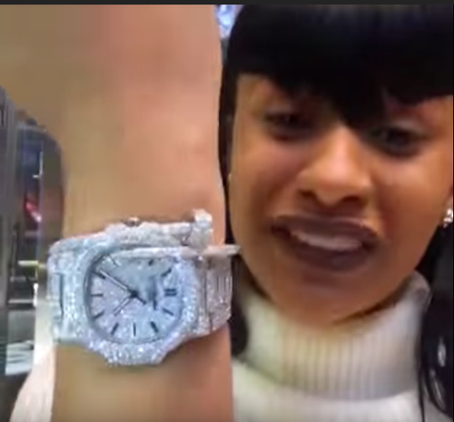 Cardi b patek philippe watch new arrivals